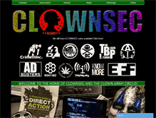 Tablet Screenshot of clownsec.com